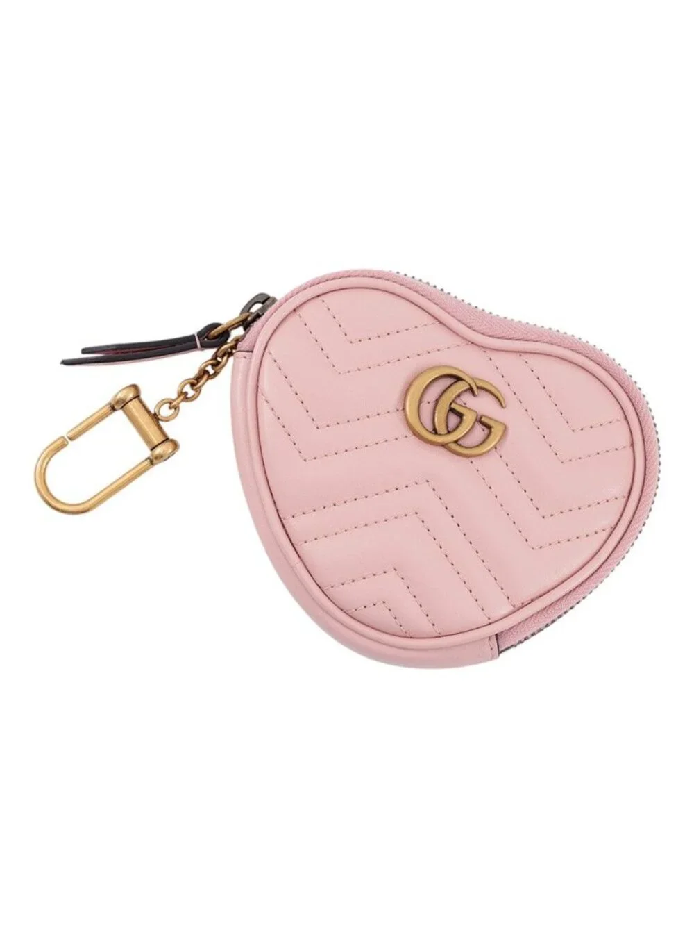 Gucci Coin Case Double Heart